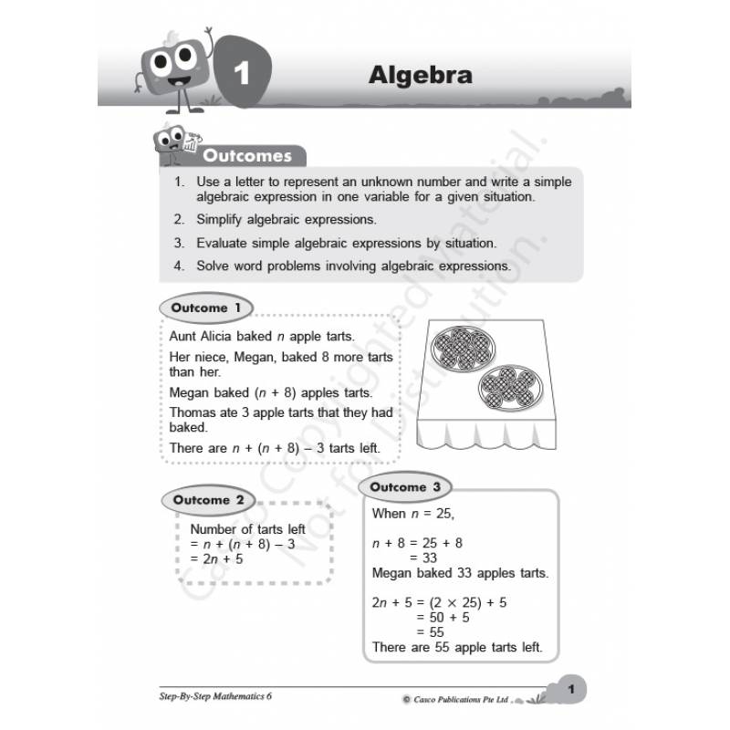 Step by Step Mathematics Primary 6 by Casco - Revised Edition
