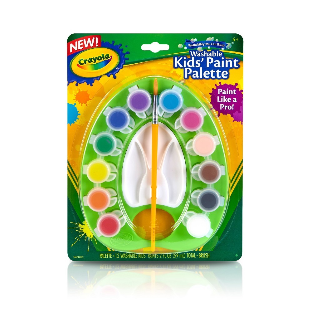 Crayola Washable  PAINT POT PALETTE SET 541062