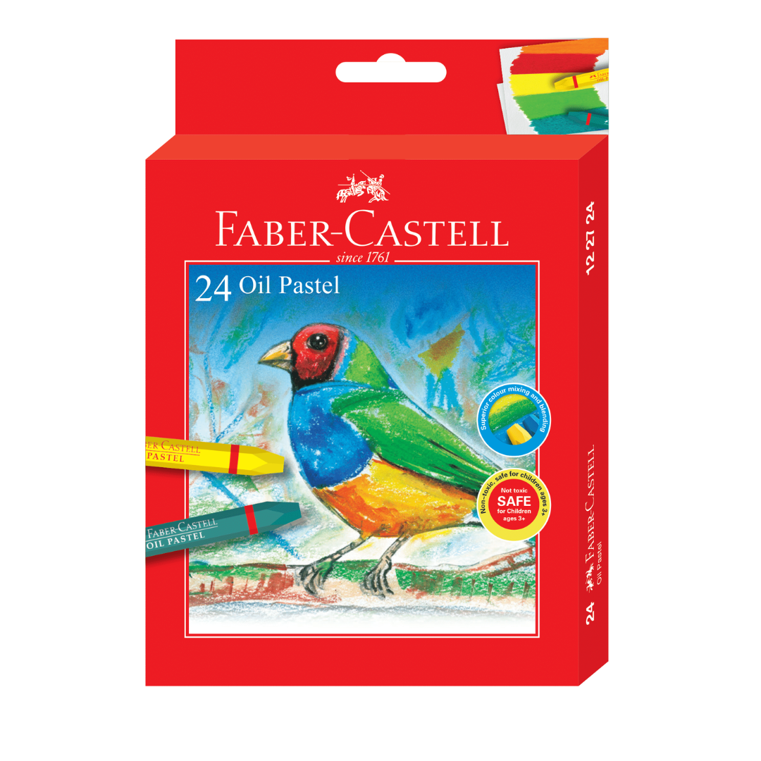 Faber-Castell Oil Pastels, Set of 24-122724