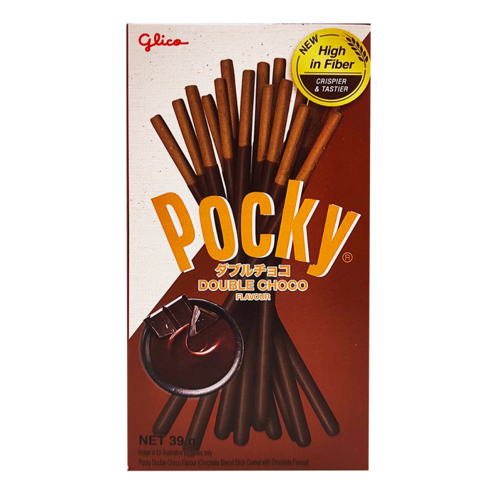 Glico Pocky 39g-double Chocolate