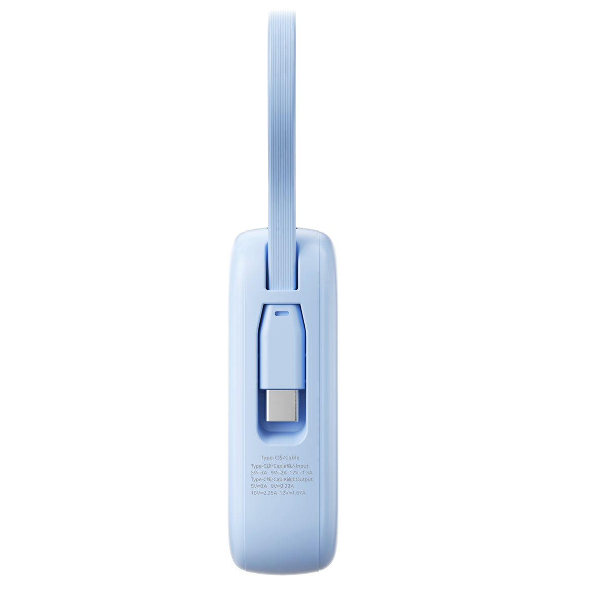 Philips DLP9205L/97 10000mAh CCC Qi2 + USB-C 22.5W Cable - Blue