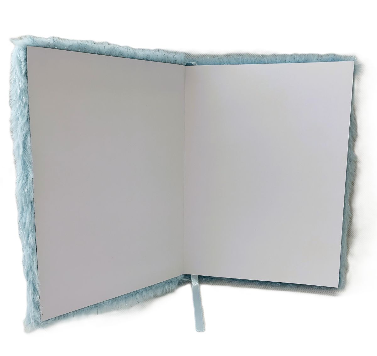 LOOM Plush A5 Notebook – Blue, 80 Sheets