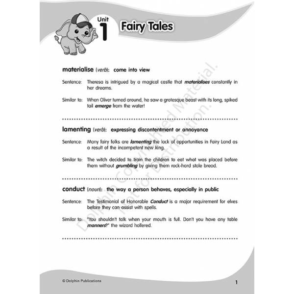 P5 Vocabulary Practice Papers