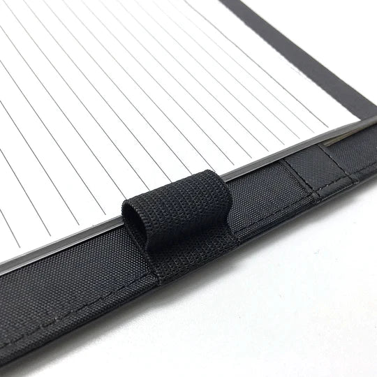 R'fillae A4 Pu Leather Black Portfolio With Notepad
