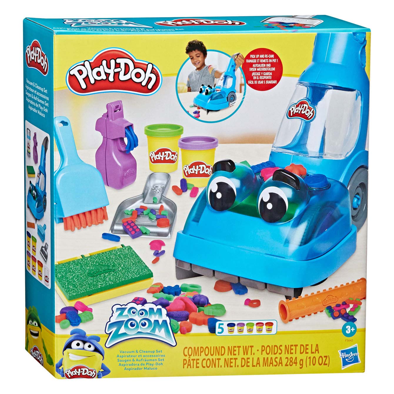 Hasbro Play-Doh Zoom Zoom Vacuum And Cleanup Set