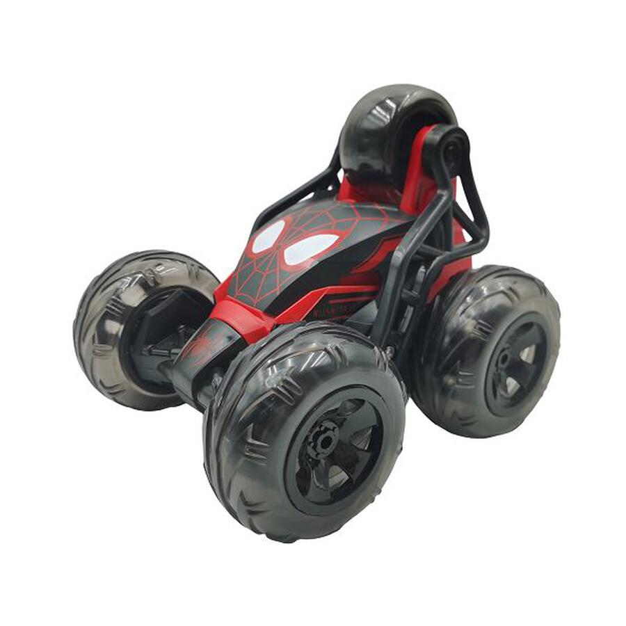 MKB 5 WHEELS STUNT RC CAR BLACK SPIDERMAN