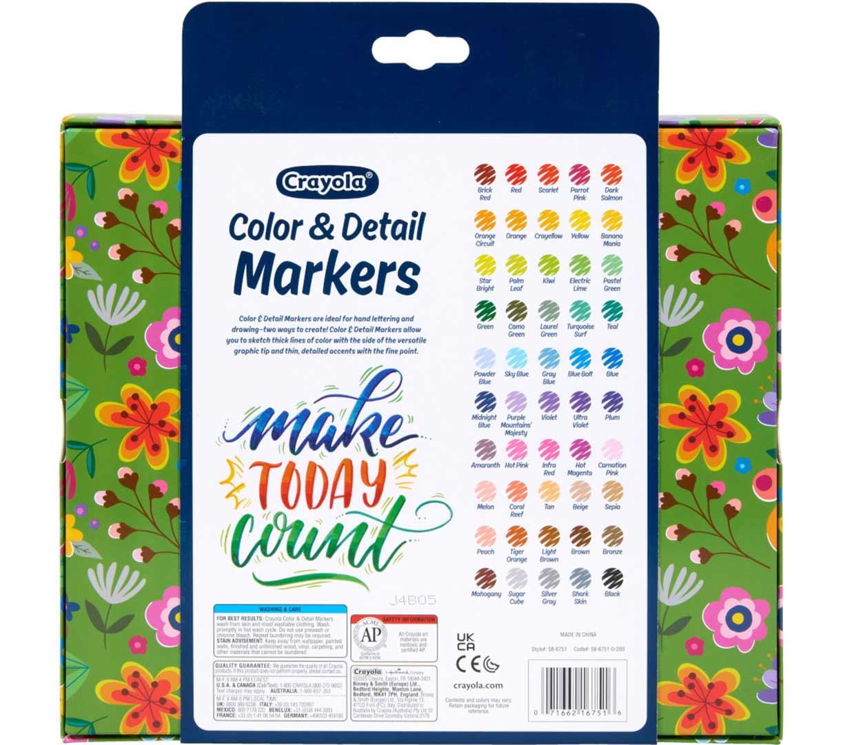 Crayola Marker Color&details 50's 586751