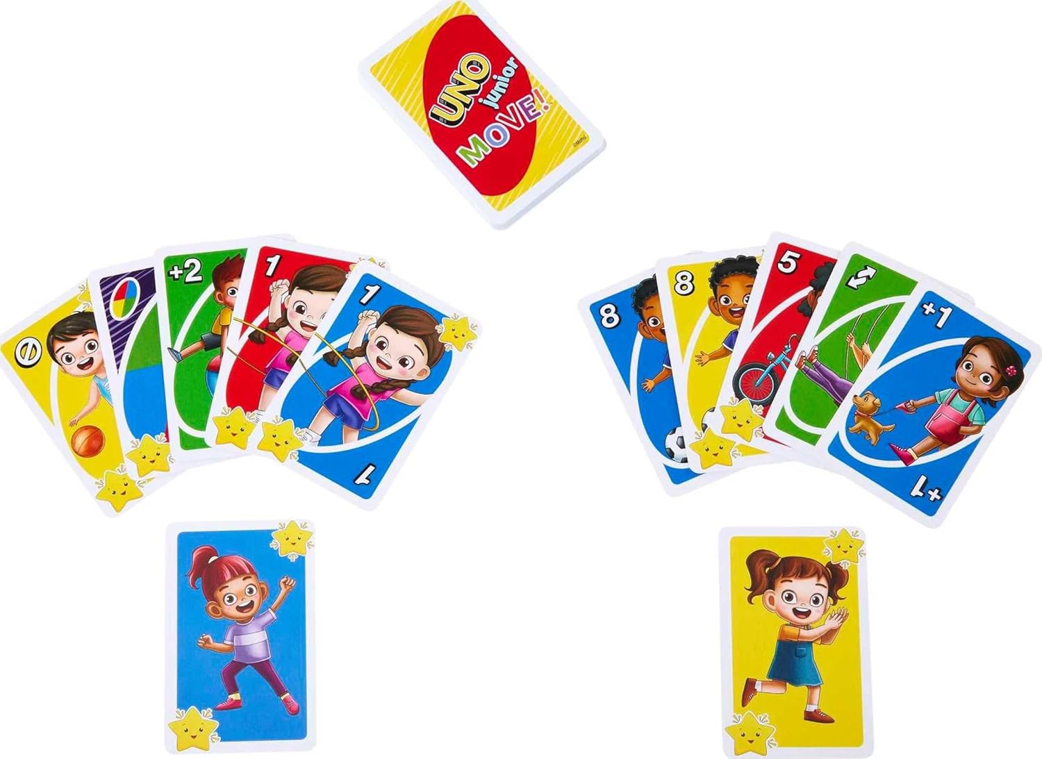 MATTEL UNO JUNIOR MOVE CARD GAME