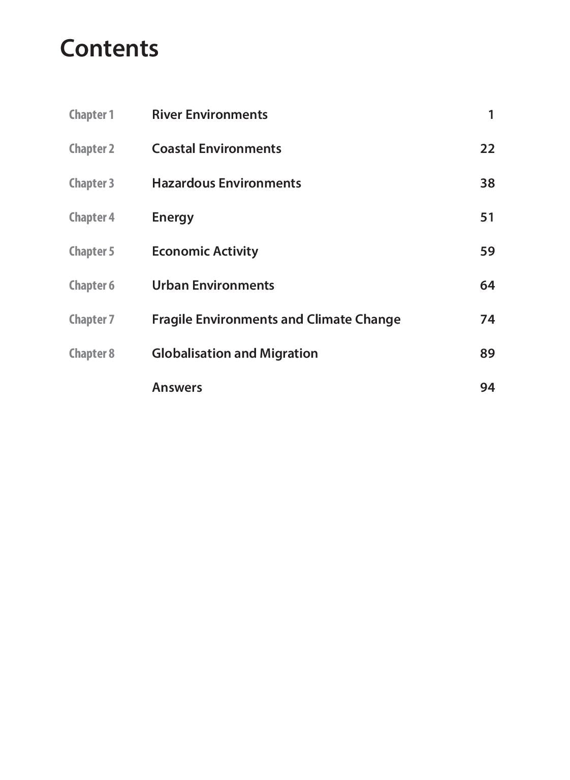 IGCSE Guide Geography Workbook 1 – Physical Geography Year 10 & 11