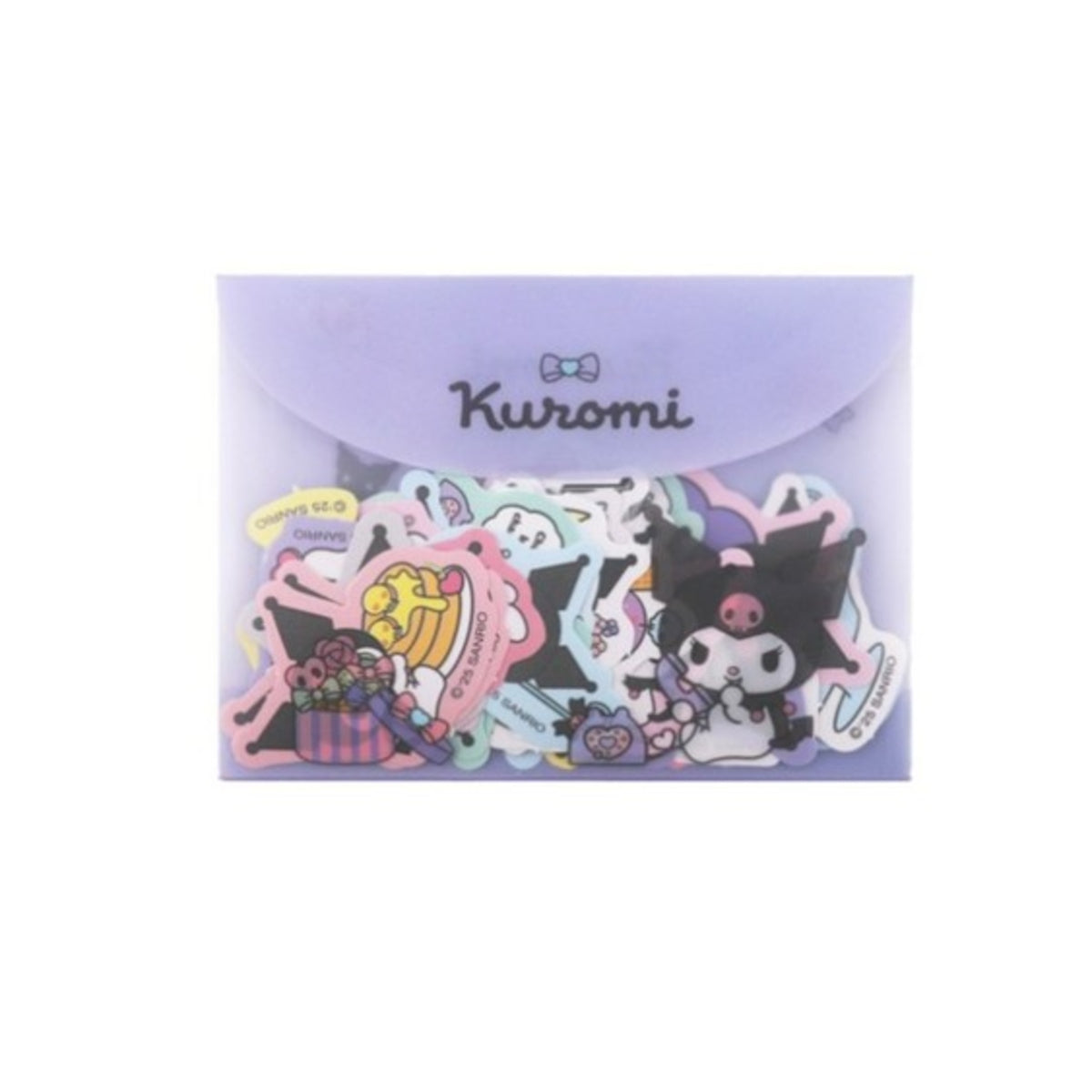 Sanrio Kuromi Sticker Pouch Set