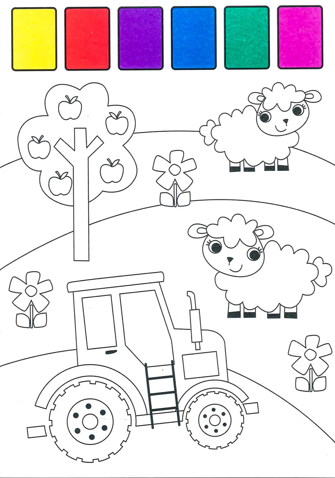 Magic Water Book: Farmyard Fun