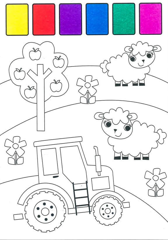 Magic Water Book: Farmyard Fun