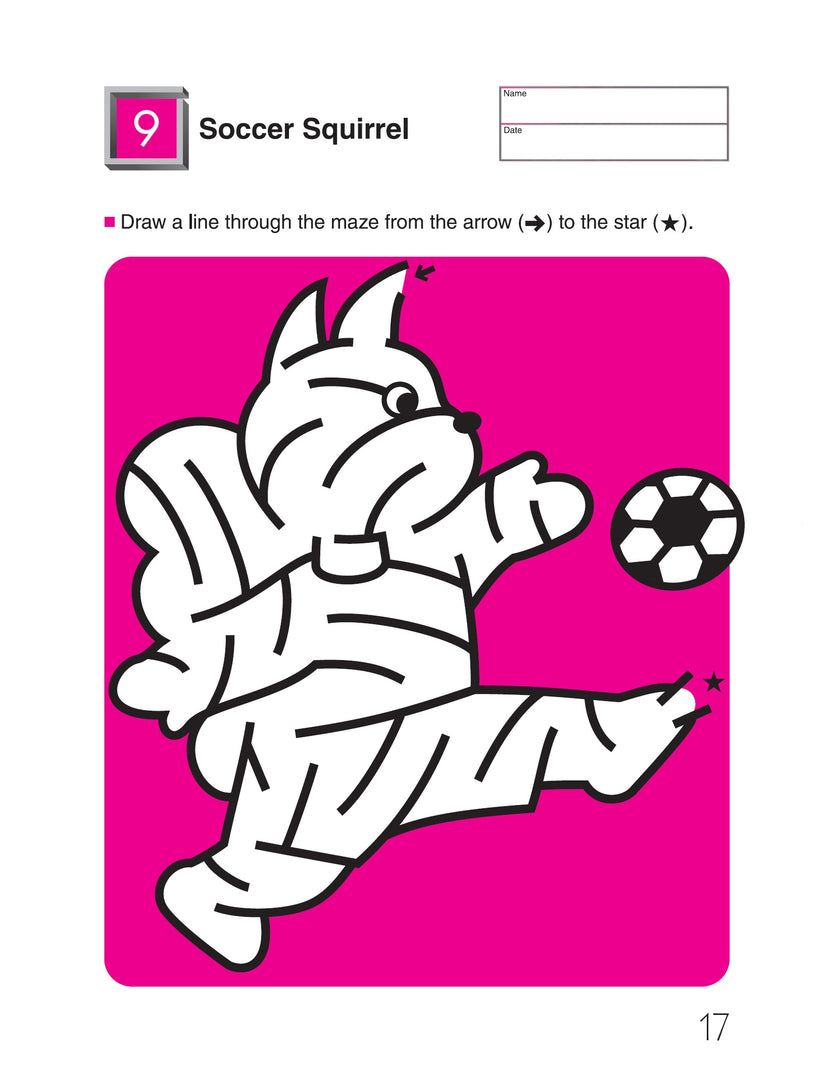 Kumon: My Book of Mazes Animals