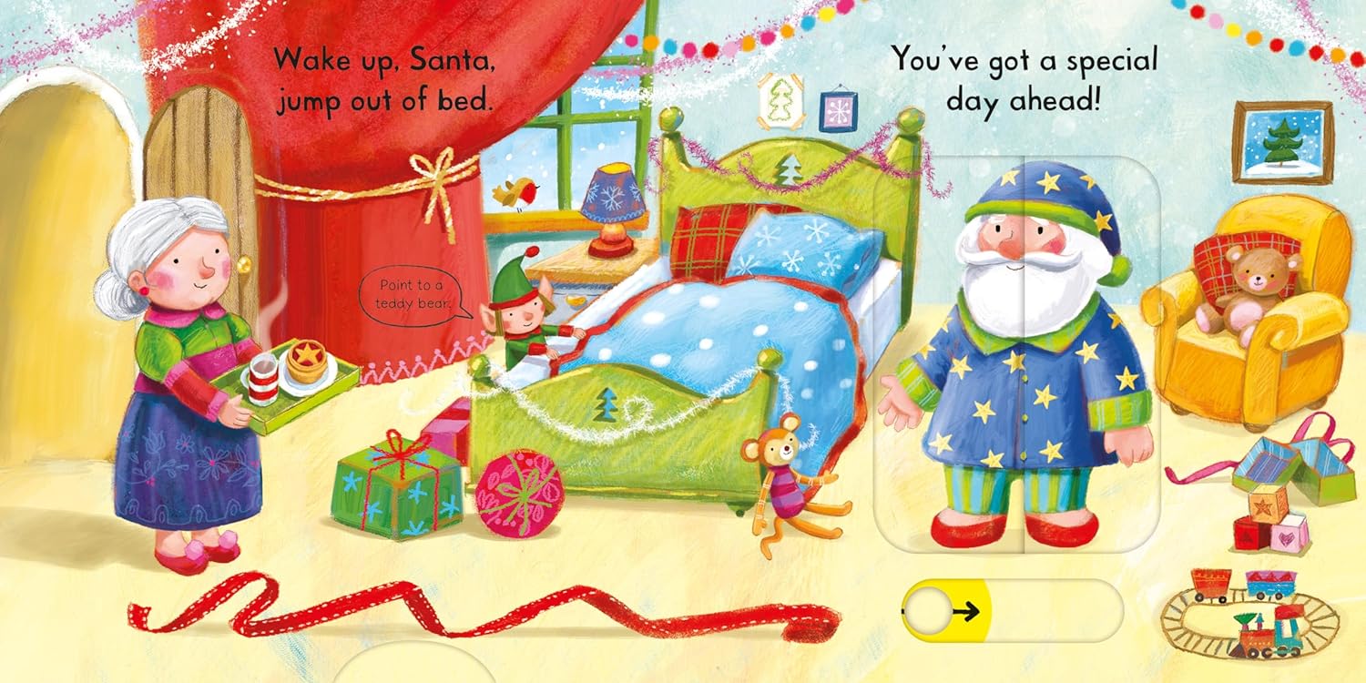 Busy Santa: A Push, Pull, Slide Book - the perfect Christmas gift for toddlers! 