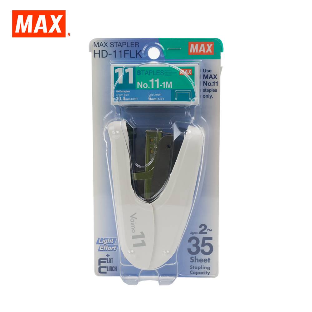MAX STAPLER HD -11FLK VAIMO 11 FLAT CLINCH