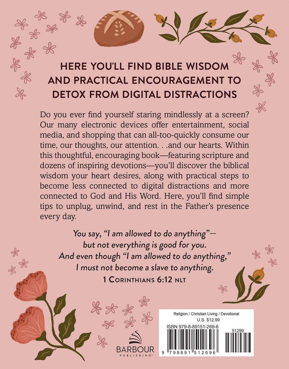 Digital Detox Devotions: Bible Wisdom To Unplug From Screens And Connect With God (Paperback)