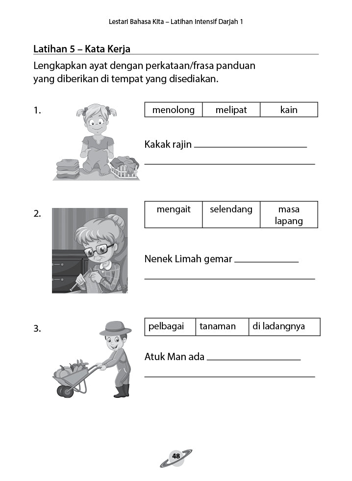 Primary 1 Lestari Bahasa Kita Latihan Intensif