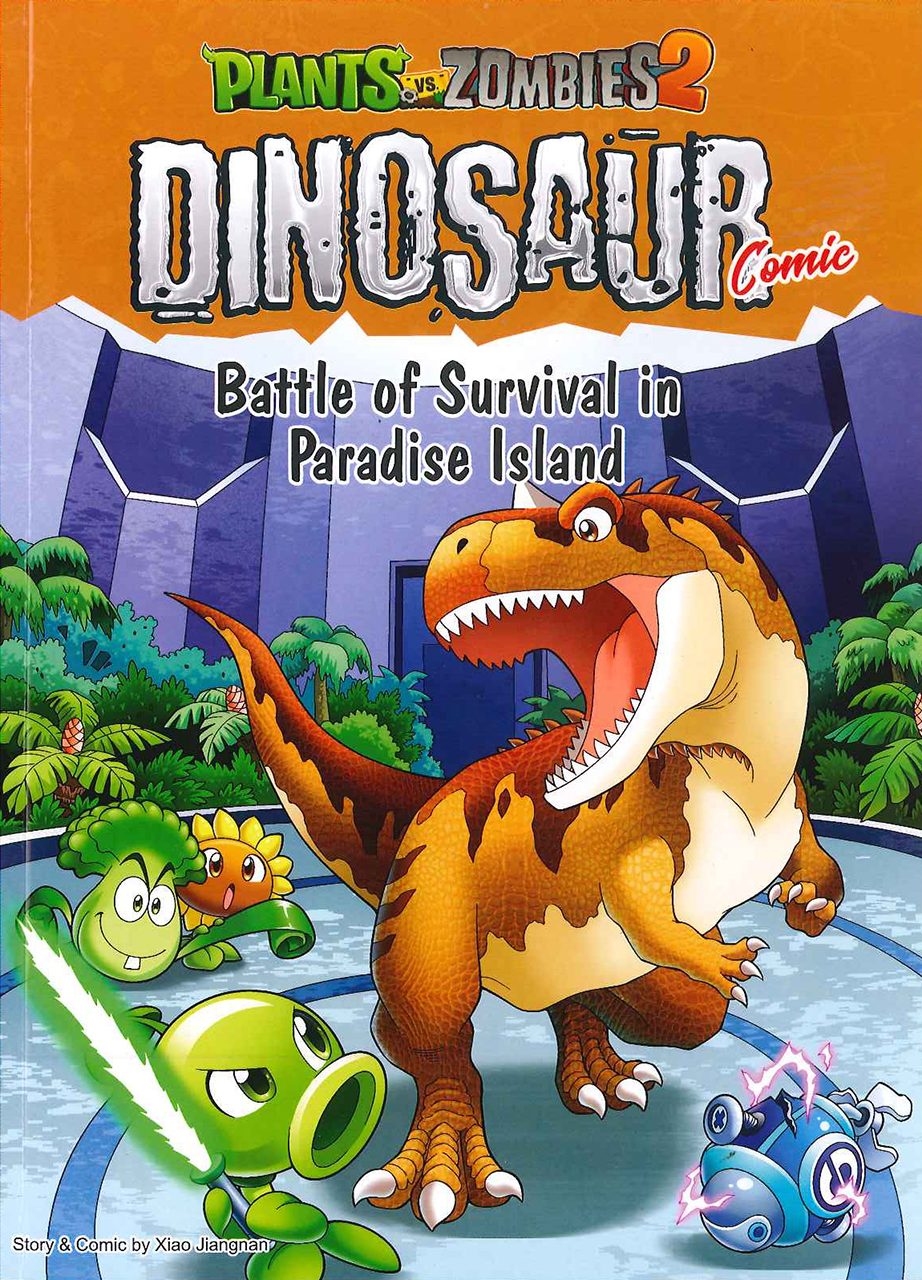 Plants vs Zombies Dinosaur Comic :Battle of Survival in Paradise Island