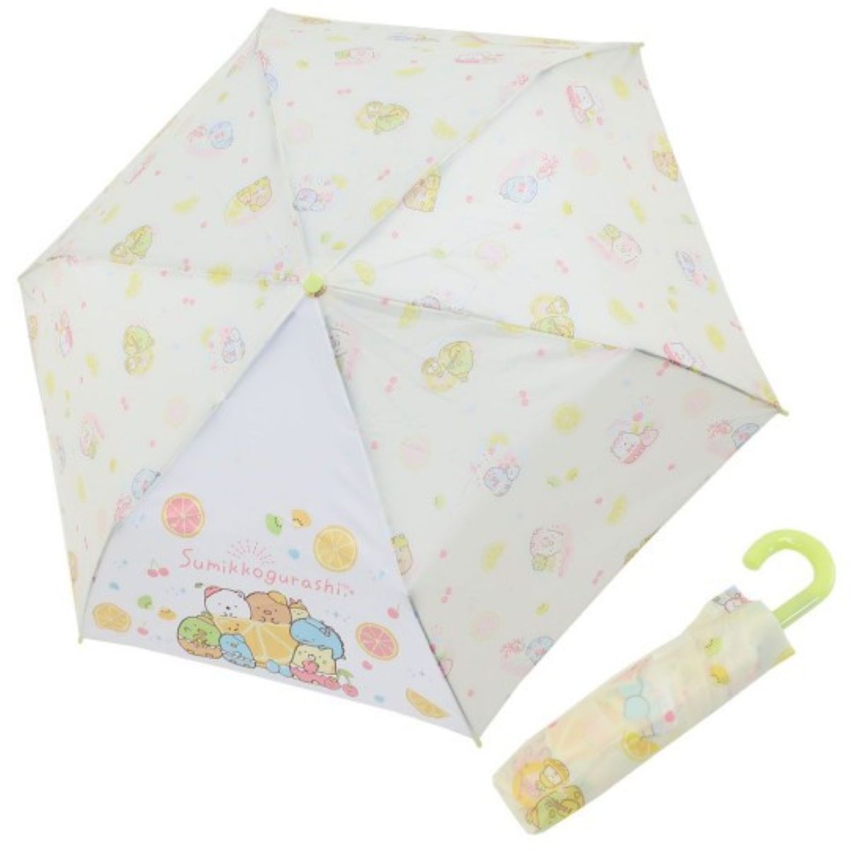 San-X Sumikko Gurashi : Fruits Yellow Folding Umbrella