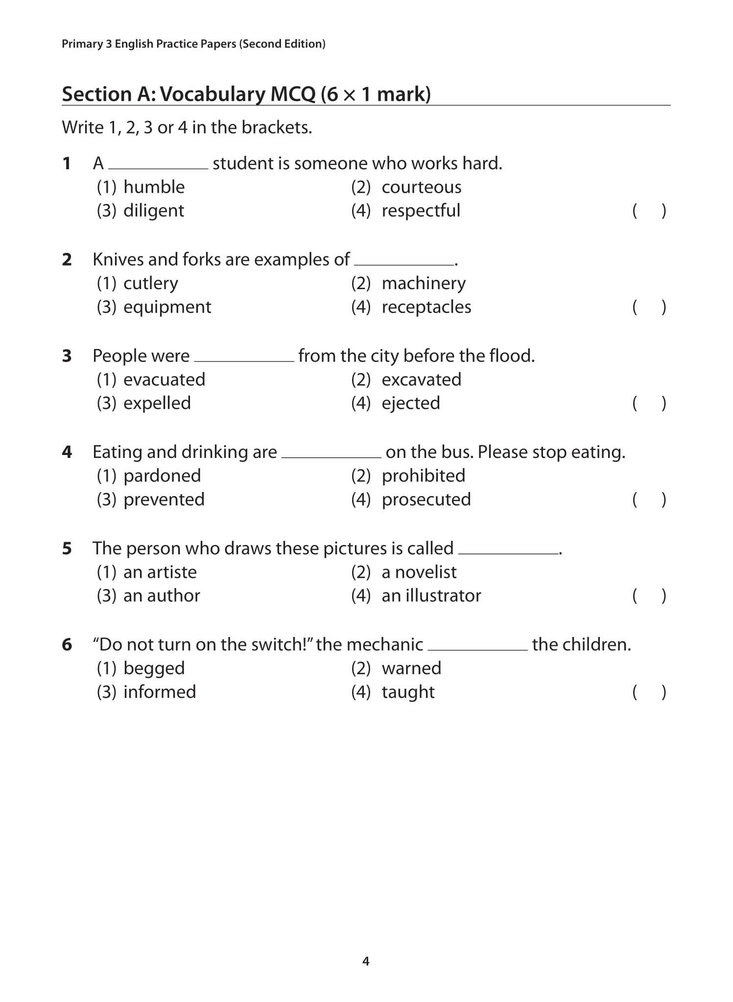 Primary 3 ENGLISH PRACTICE PAPERS 2ED