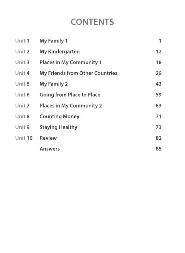English Activity Series for Early Learners Book 3 – My World