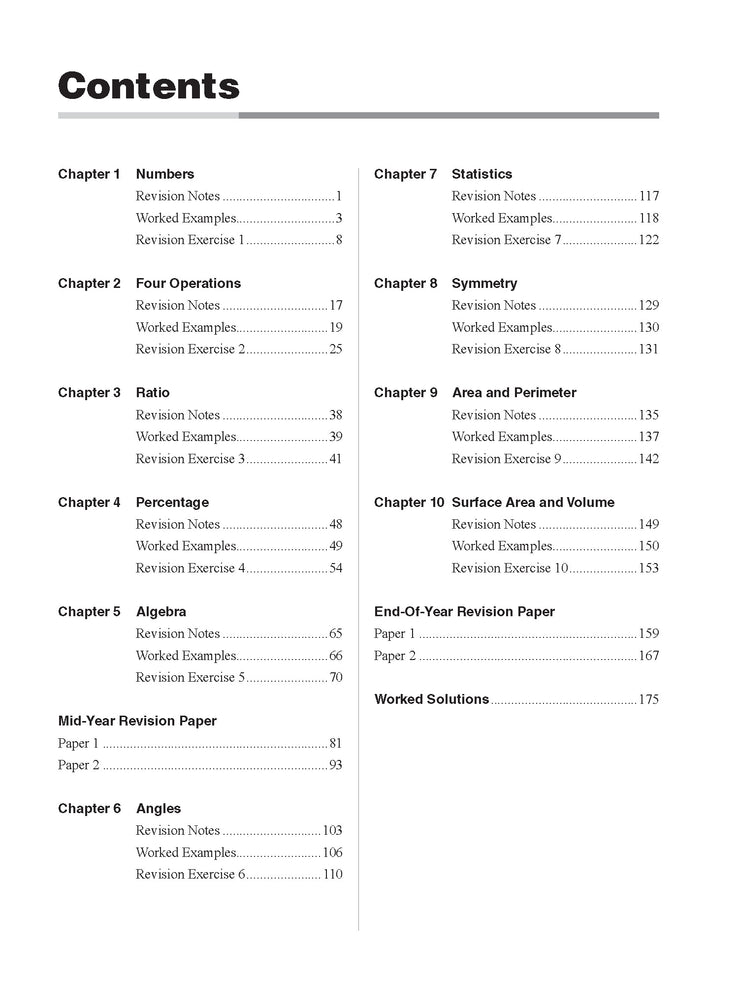 Secondary 1/G1 Maths Topical Revision (5th Edition)