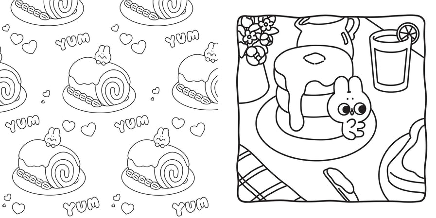 Pocket Peaches Sweet & Simple Coloring