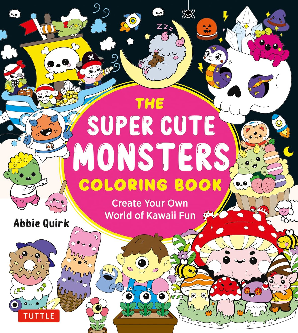 The Super Cute Monsters Coloring Book (Paperback)