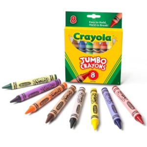 Crayola Jumbo Crayons 8's 520389