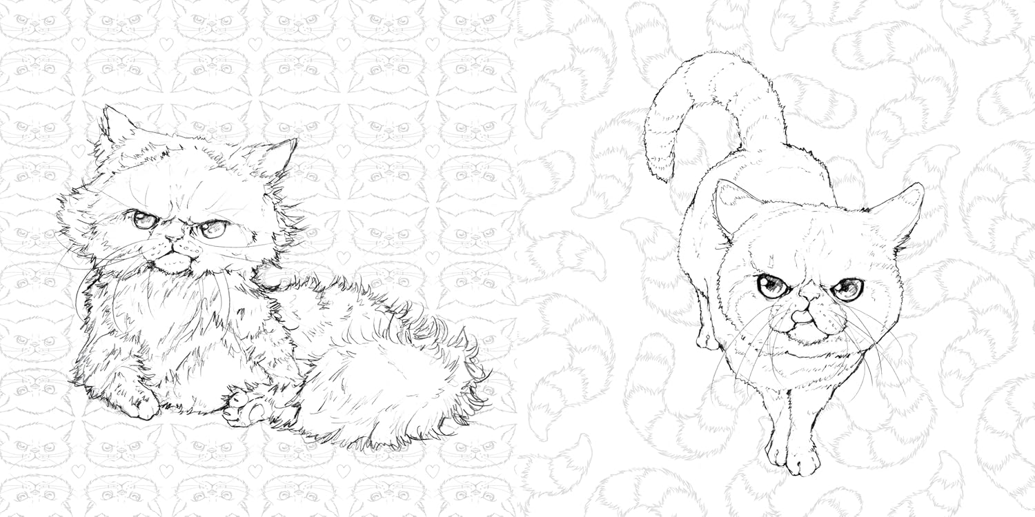 Pop Manga Catitude Coloring Book (Paperback)