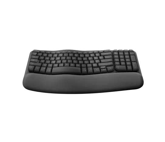 Logitech Wave Keys Wireless Ergonomic Keyboard (Graphite)