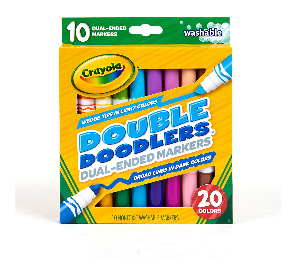 Crayola Washable Double Doodlers 10's 588310
