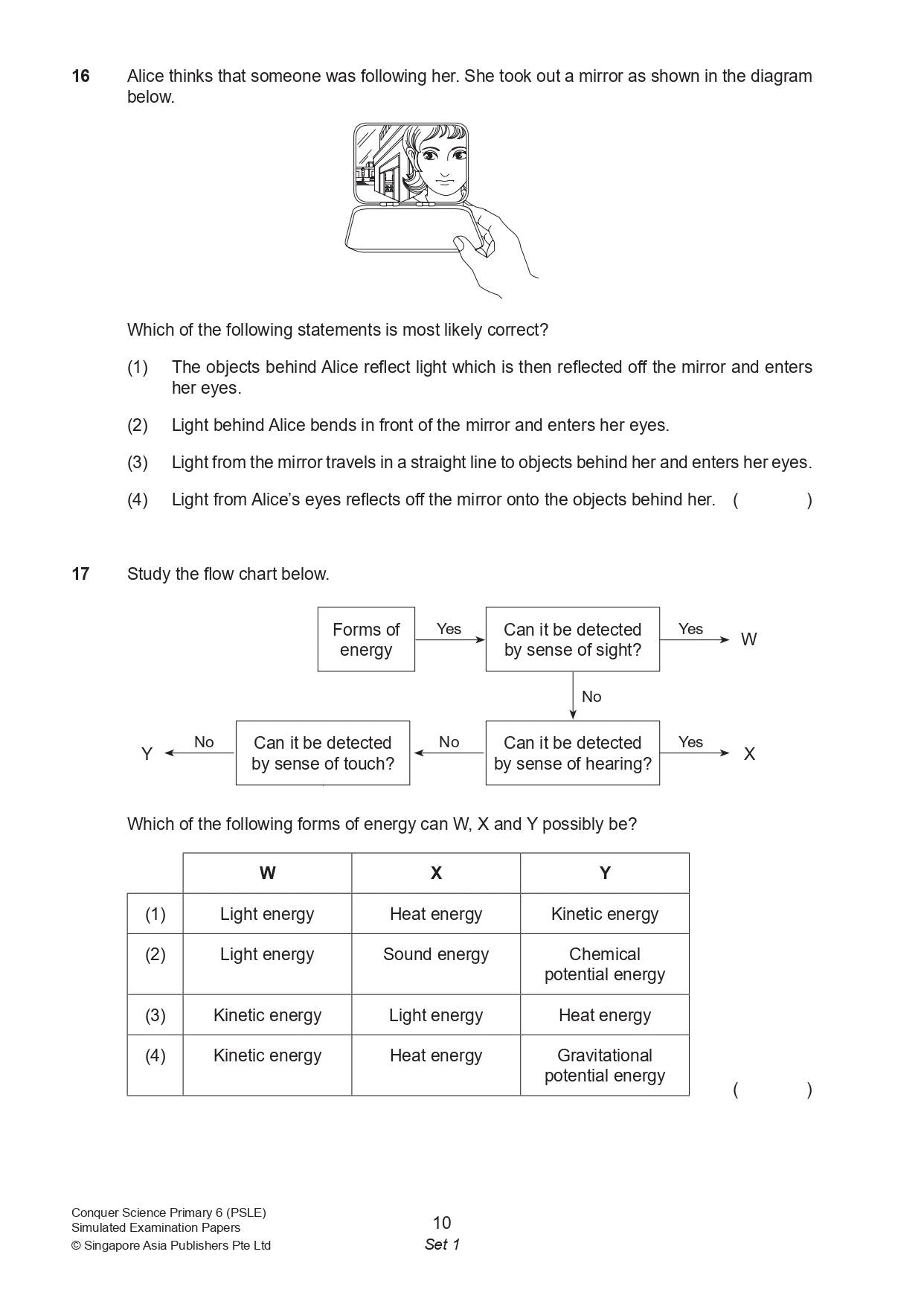 Conquer Science Primary 6 PSLE Simulated Examination Papers