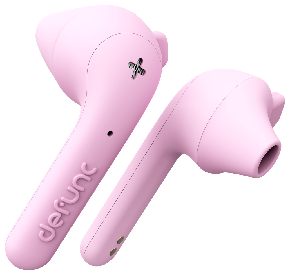 Defunc True Basic Wireless Earbuds, Pink