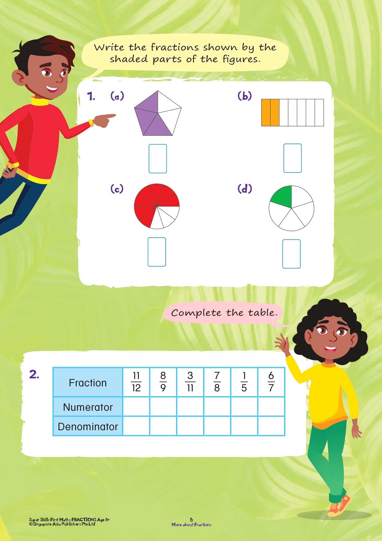 Super Skills First Maths Fractions (8+ Years)