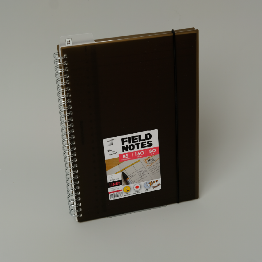 Hw Wire-o Pp Line Notebook B5 80g 160pg