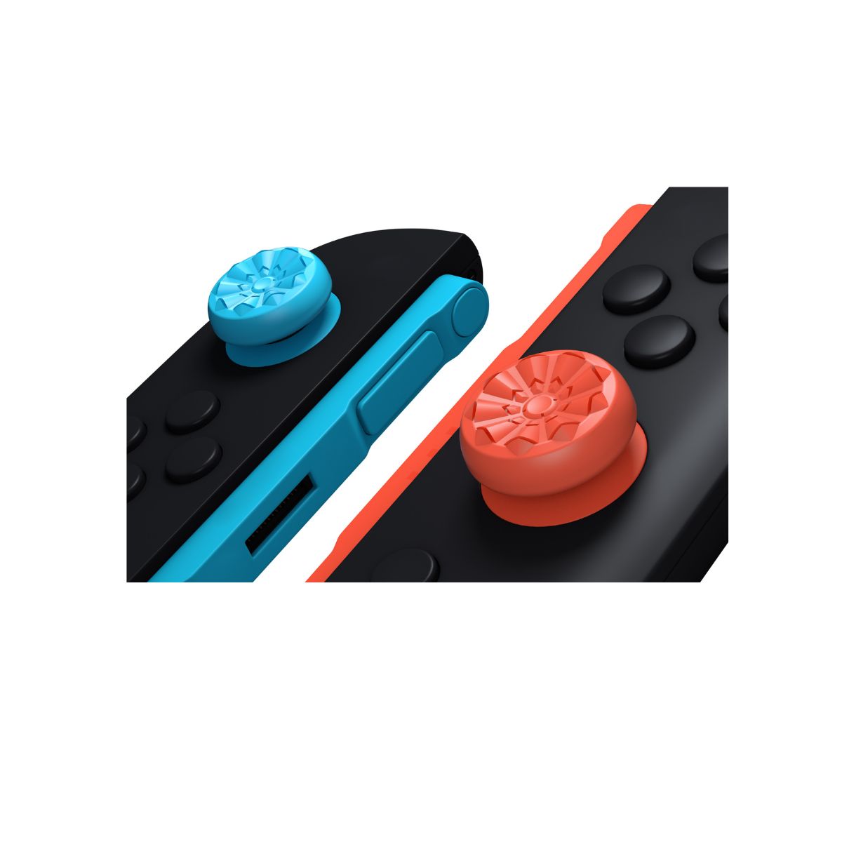 KONTROLFREEK Thumb Grips Galaxy Edition - Red and Blue Nintendo Switch 2 Thumb Grips