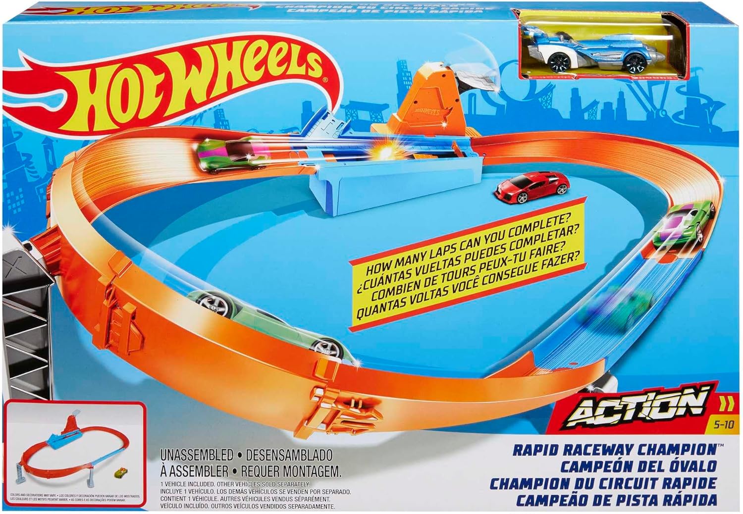 MATTEL HOT WHEELS ACTION CHAMPIONSHIP TRACK SET ASSORTED PLAYSET