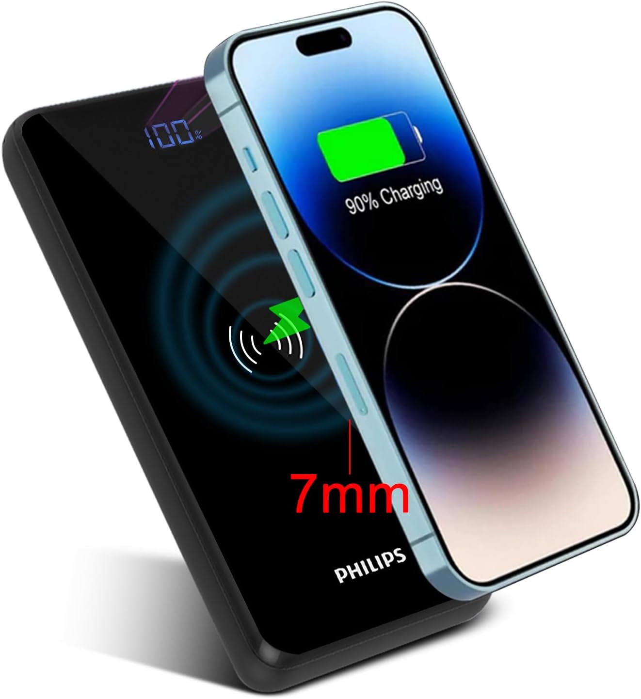 Philips 10KmAh 20W & 15W Wireless Power Bank - PHT DLP9520C/00