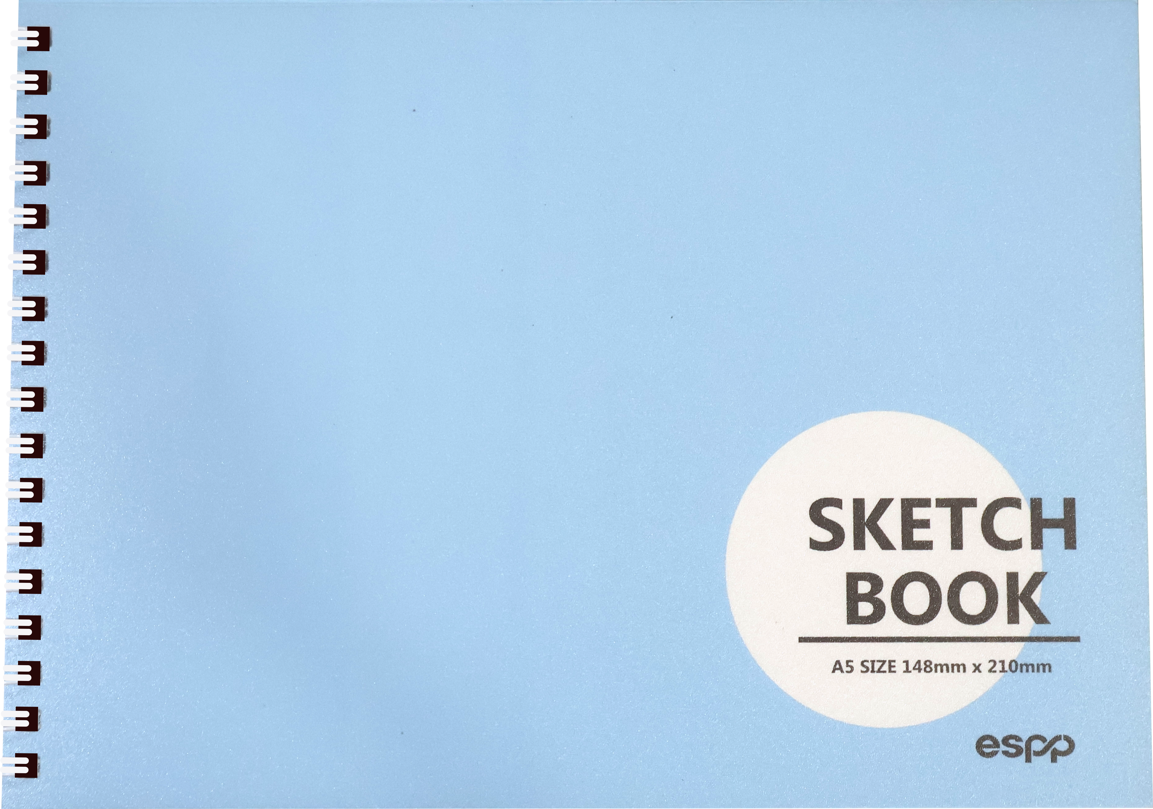 A5 Sketch Bk Pp Blue Sch Es1013