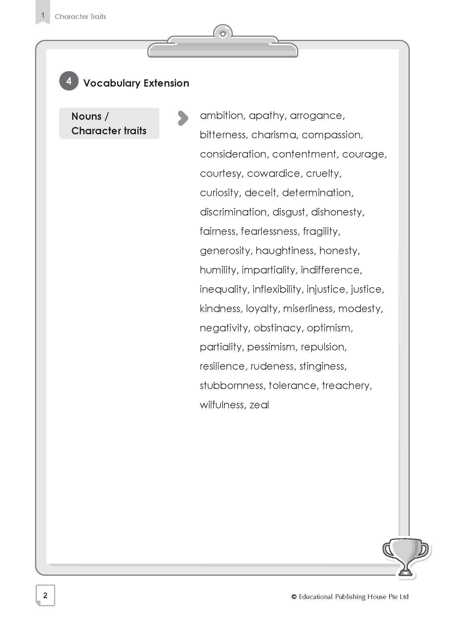 Primary 5 Champion in English Vocabulary