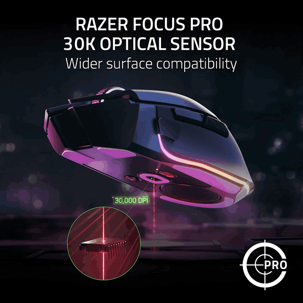 Razer Basilisk V3 Pro Ergonomic Wireless Gaming Mouse Black