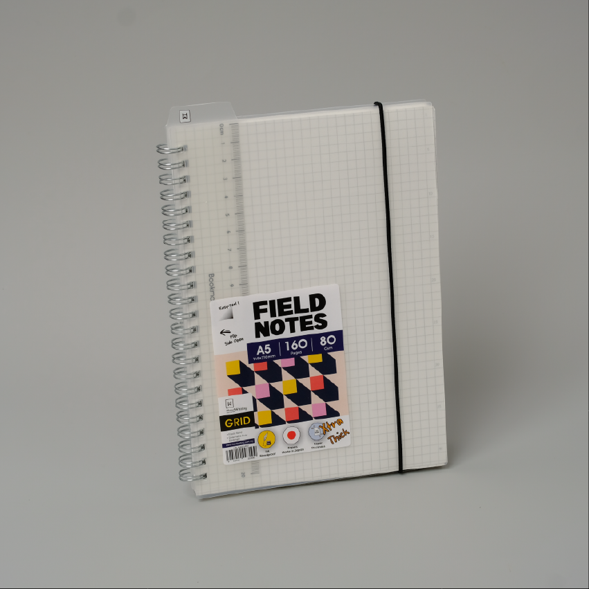 Hw Wire-o Pp Grid Notebook A5 80g 160pg
