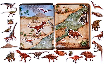 BENDON MAGNETIC TIN PLAYSET DINOSAURS