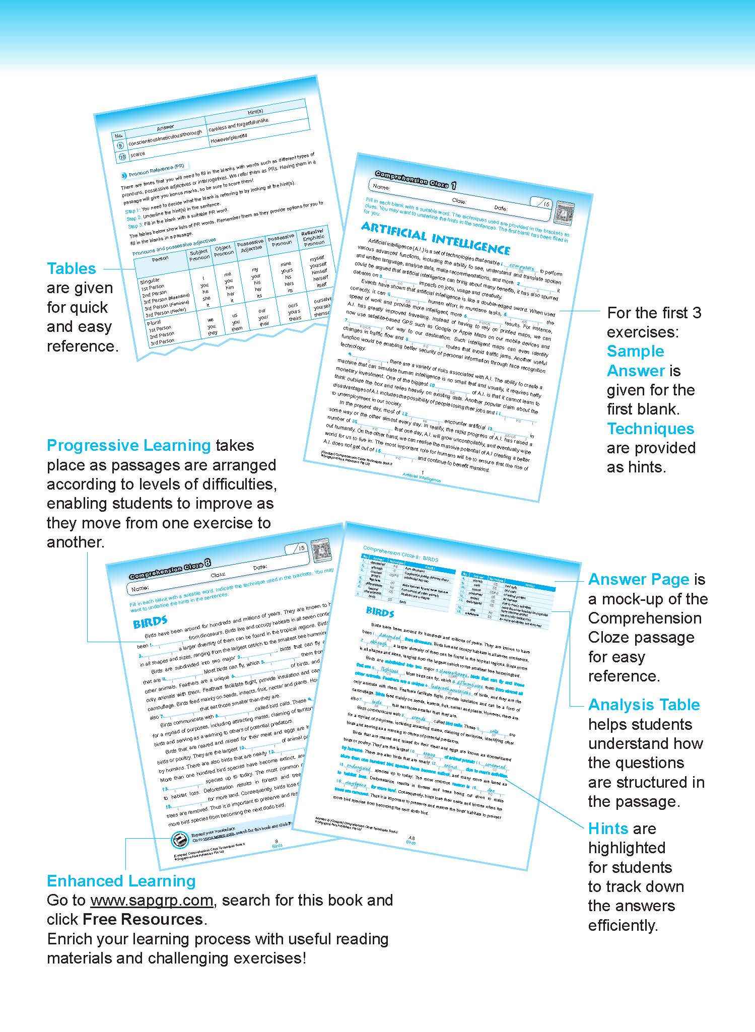 Conquer Comprehension Cloze Techniques Book 6 – Popular Book