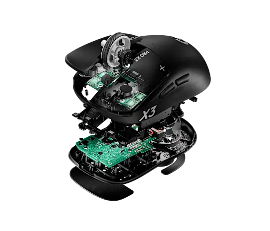 Logitech PRO X3 SUPERSTRIKE LIGHTSPEED Wireless Gaming Mouse - Midnight Black