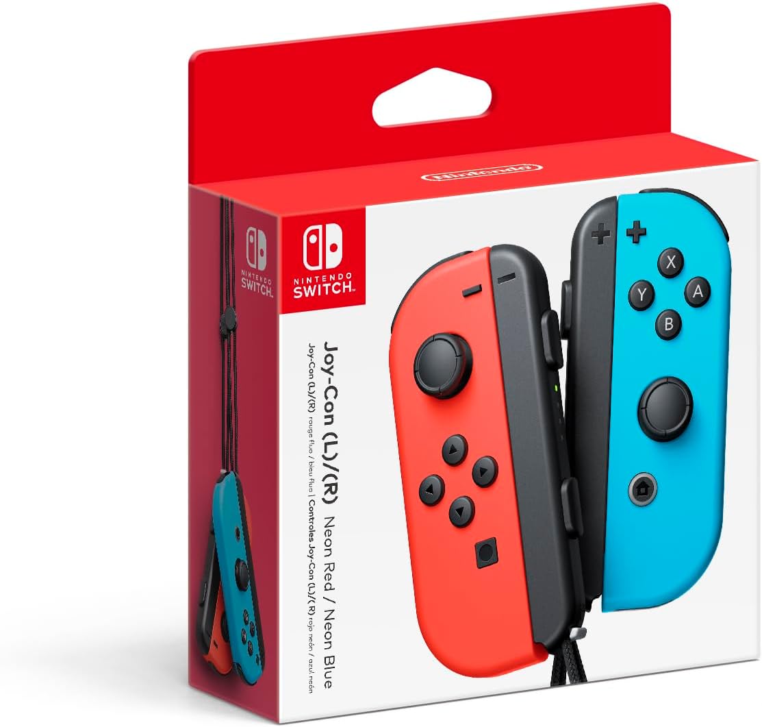 Nintendo 45496590130 Joy-Con (L/R) - Neon Red/Neon Blue