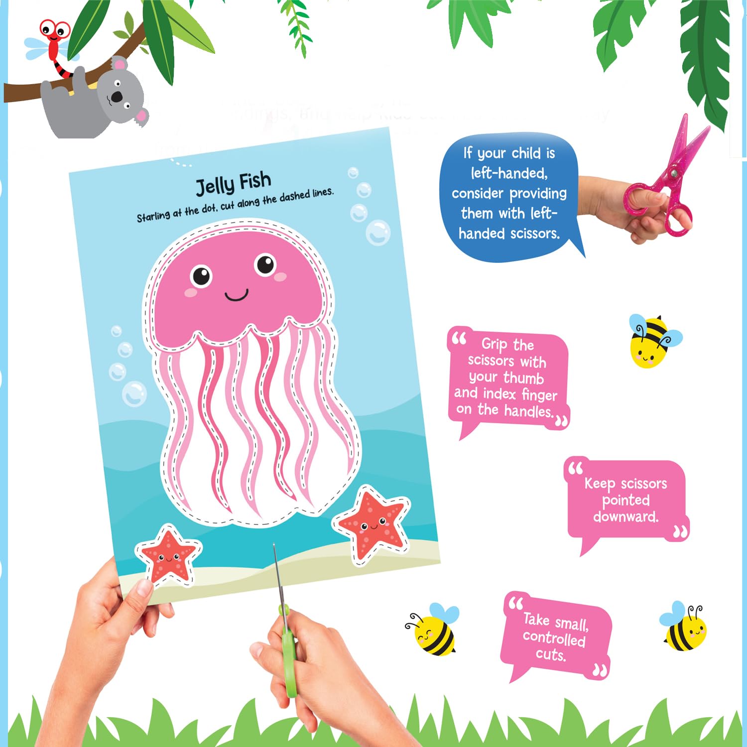 Scissors Skills Activity Book - Animal Friends