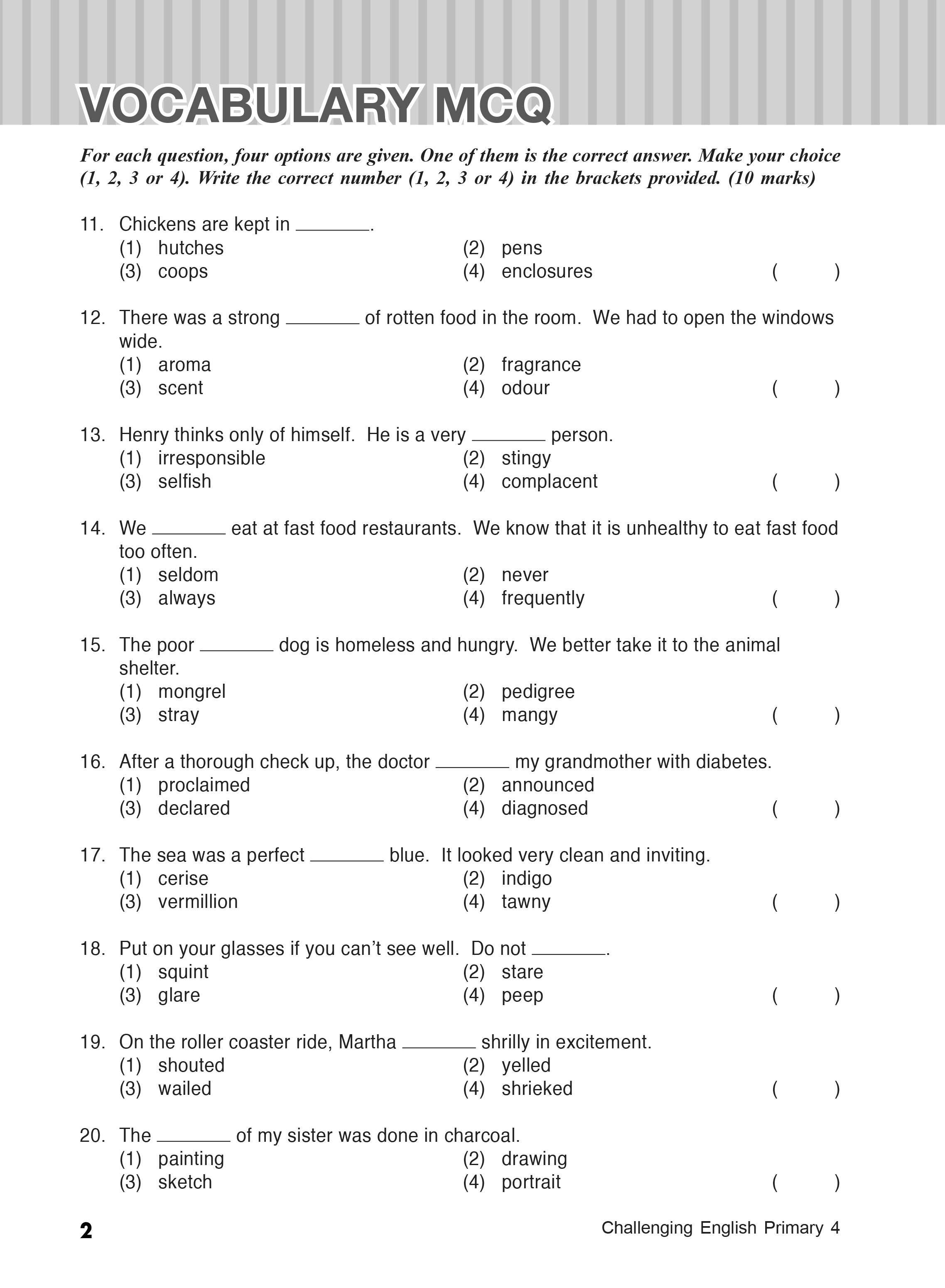 Challenging English Primary 4 - 2nd Edition