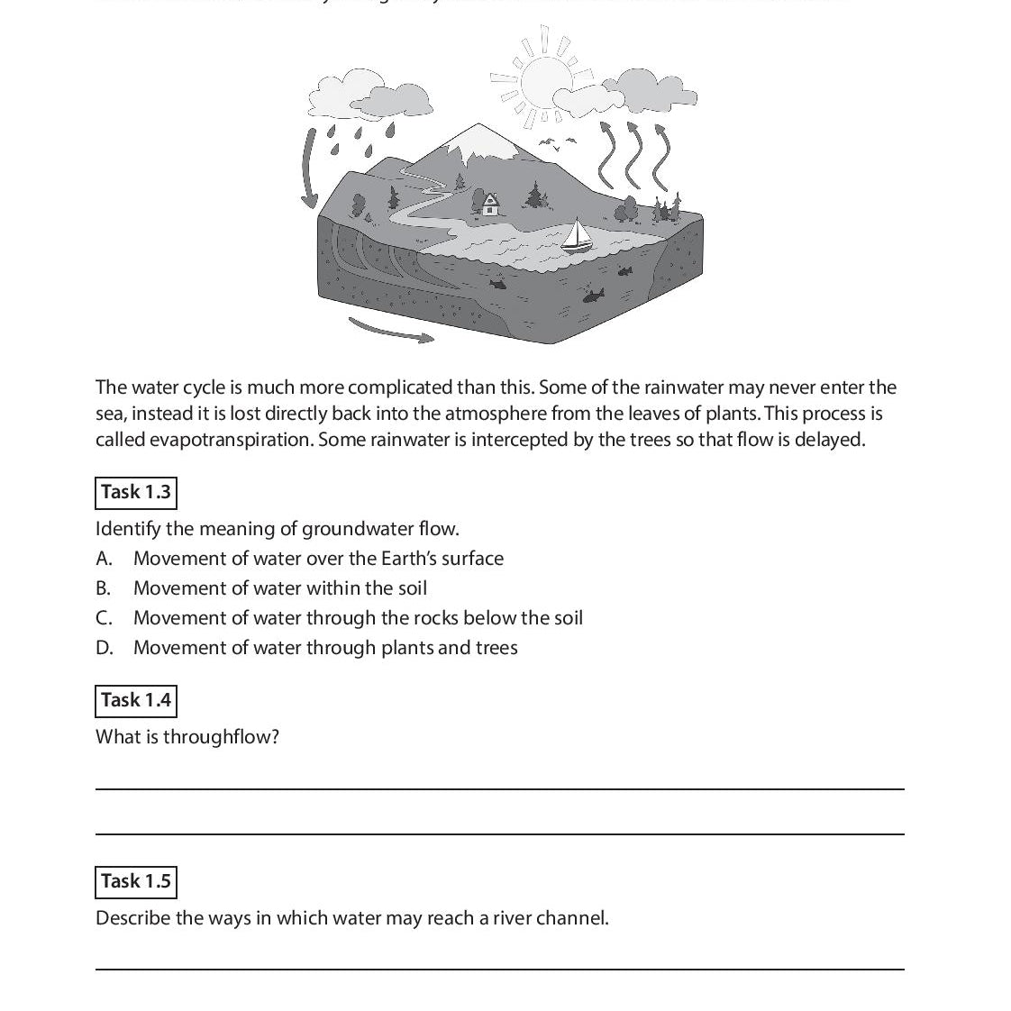 IGCSE GEOGRAPHY GD:RIVER ENVIRONMENTS